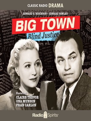cover image of Big Town: Blind Justice